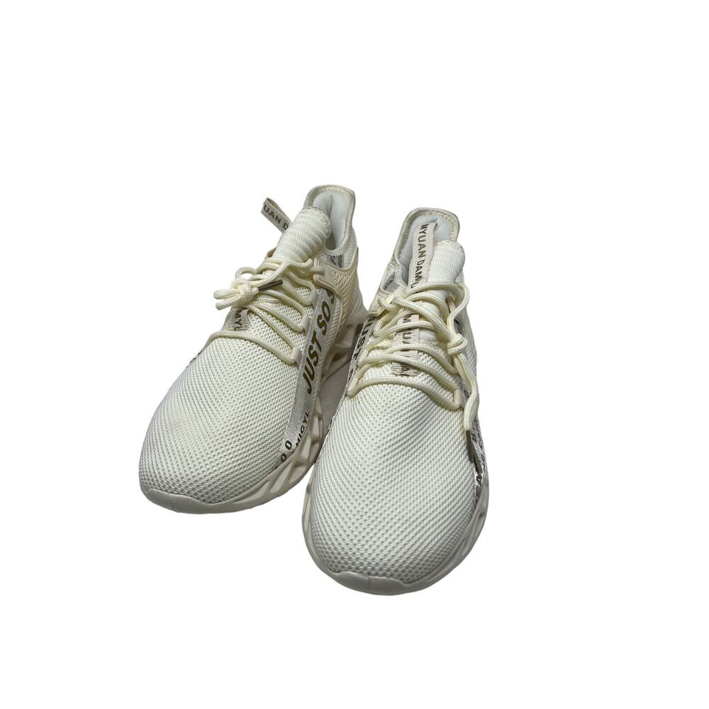 Just So So White on White Running Shoes Mens 11